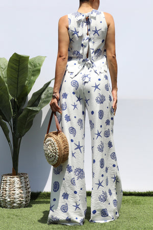 DD8382, PRINTED LOOSE FIT TOP & PANTS SET