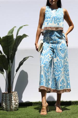 DD8292, PRINTED LOOSE FIT JUMPSUIT