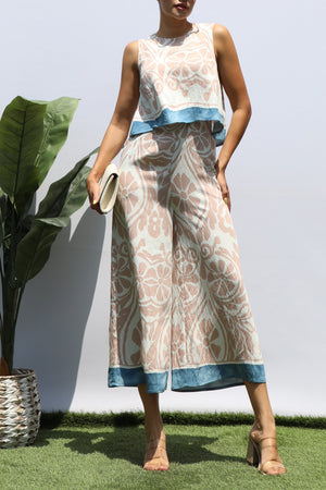 DD8292, PRINTED LOOSE FIT JUMPSUIT