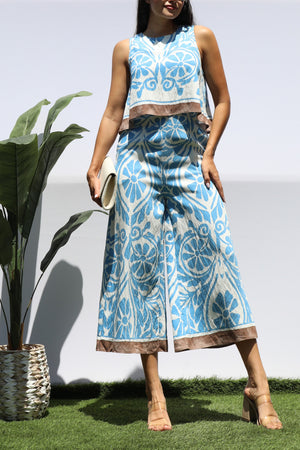 DD8292, PRINTED LOOSE FIT JUMPSUIT