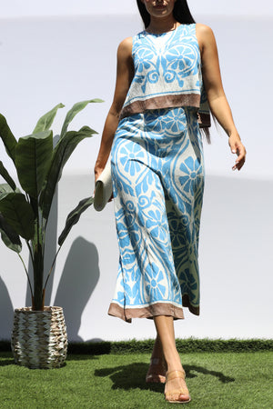 DD8292, PRINTED LOOSE FIT JUMPSUIT