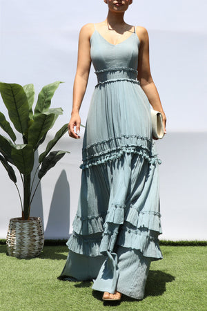 DD8188, OPEN BACK MAXI DRESS