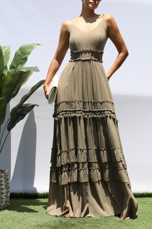 DD8188, OPEN BACK MAXI DRESS