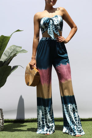 DD8444, MULTI PRINT KNIT TOP AND PANTS SET