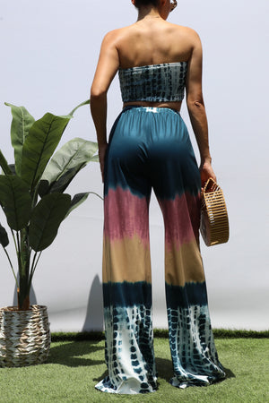 DD8444, MULTI PRINT KNIT TOP AND PANTS SET