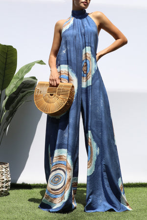 DD8453, PRINTED LOOSE FIT JUMPSUIT