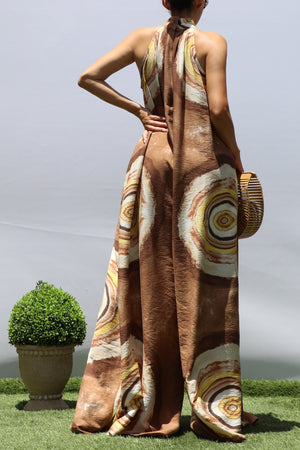 DD8453, PRINTED LOOSE FIT JUMPSUIT