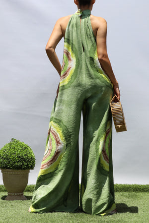 DD8453, PRINTED LOOSE FIT JUMPSUIT