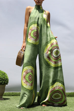 DD8453, PRINTED LOOSE FIT JUMPSUIT