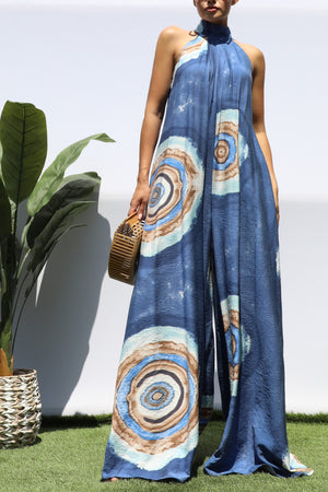 DD8453, PRINTED LOOSE FIT JUMPSUIT