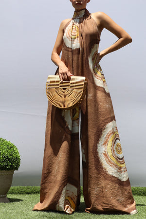 DD8453, PRINTED LOOSE FIT JUMPSUIT