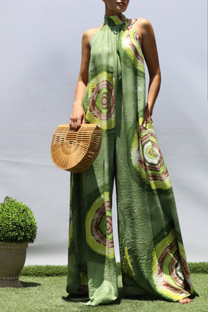 DD8453, PRINTED LOOSE FIT JUMPSUIT