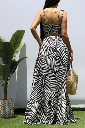 DD8425, LEAF CUT OUT MAXI DRESSES