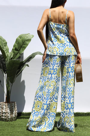DD8436, PRINTED LOOSE FIT TOP AND PANTS SET