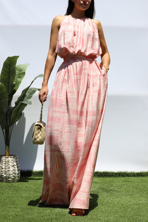 DD8467, PRINTED LOOSE FIT TOP AND PANTS SET