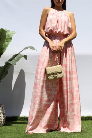 DD8467, PRINTED LOOSE FIT TOP AND PANTS SET