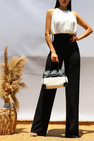 DD8510, Classic Top and Knit Jumpsuit