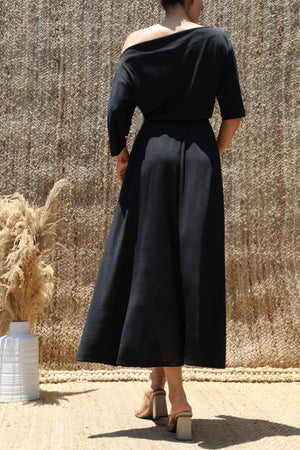 DD8557, Off Shoulder Knit Midi Dress