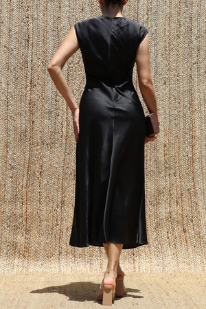 DD8553, Timeless Satin Midi Dress