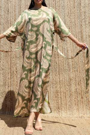 DD8533, Printed Loose Fit Midi Dress