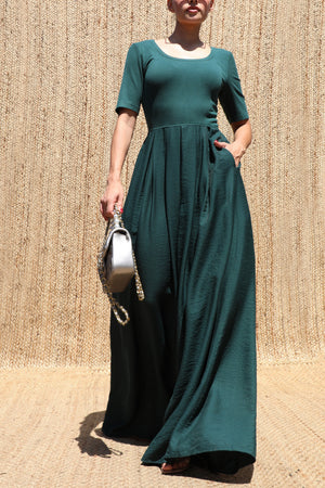 DD8636, Scoop Neck Knit Jumpsuit