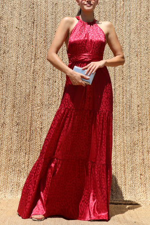 DD8742, Multi Way Satin Maxi Dress