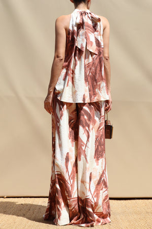 DD8561, Printed Loose Fit Top & Pants Set