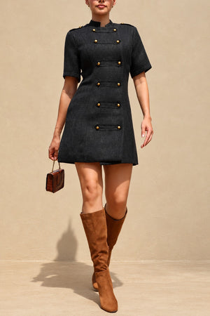 DD8708, Napoleon Tweed Mini Dress