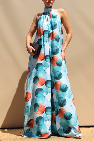 DD8714, Printed Loose Fit Jumpsuit