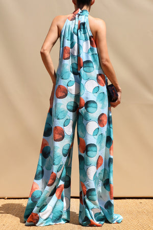 DD8714, Printed Loose Fit Jumpsuit