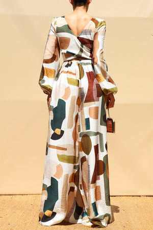 DD8712, Printed Multi Way Jumpsuit