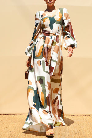 DD8712, Printed Multi Way Jumpsuit