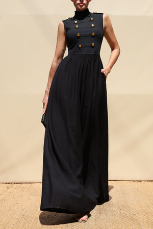 DD8683, Napoleon Knit Jumpsuit