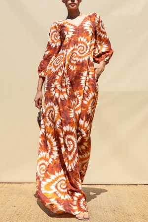 DD8756, Printed Loose Fit Jumpsuit