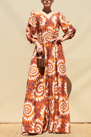 DD8756, Printed Loose Fit Jumpsuit