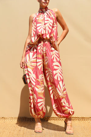 DD8730, Printed Loose Fit Top & Pants Set