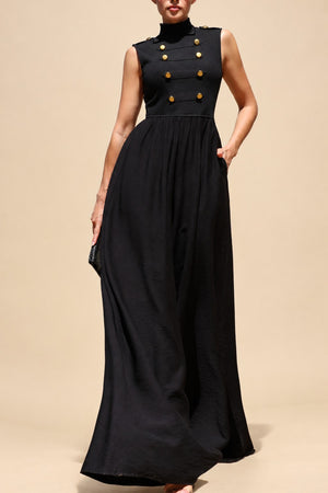 DD8683, Napoleon Knit Jumpsuit