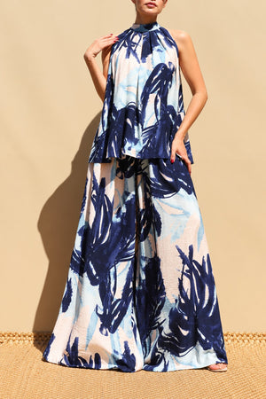 DD8561, Printed Loose Fit Top & Pants Set