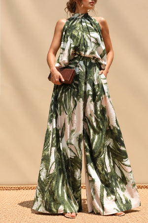 DD8561, Printed Loose Fit Top & Pants Set