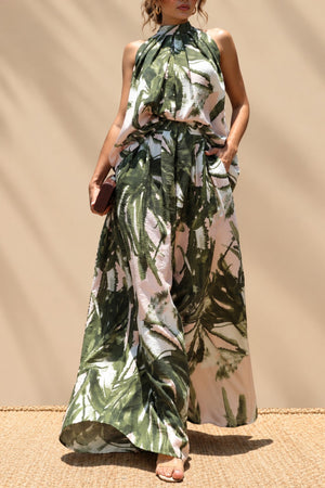 DD8561, Printed Loose Fit Top & Pants Set