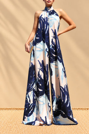 DD8743, Printed Loose Fit Jumpsuit