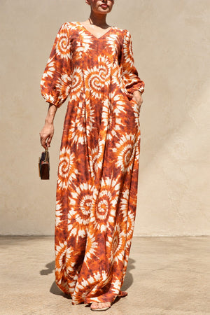 DD8756, Printed Loose Fit Jumpsuit