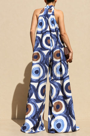DD8758, Printed Loose Fit Jumpsuit