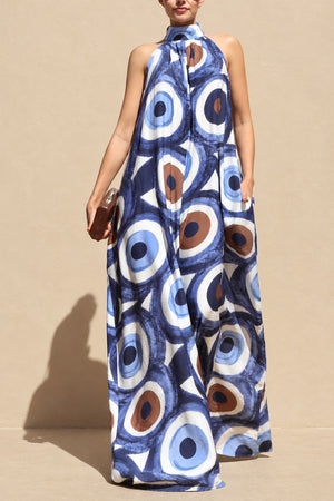DD8758, Printed Loose Fit Jumpsuit
