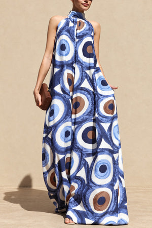 DD8758, Printed Loose Fit Jumpsuit