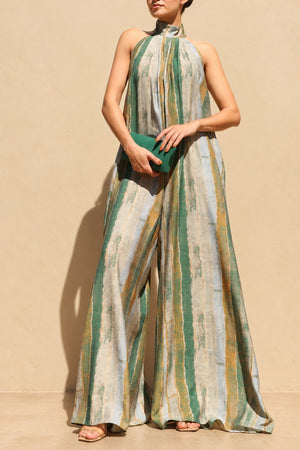 DD8745, Printed Loose Fit Jumpsuit