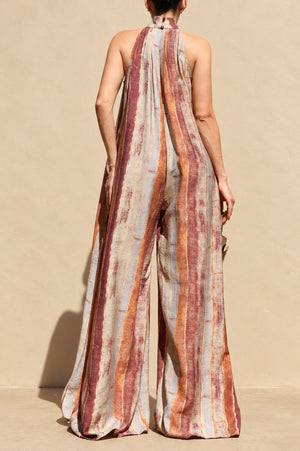 DD8745, Printed Loose Fit Jumpsuit