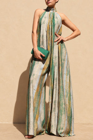 DD8745, Printed Loose Fit Jumpsuit