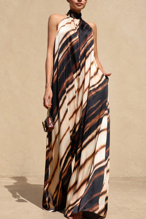 DD8743, Zebra Loose Fit Jumpsuit