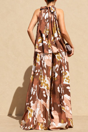 DD8785, Printed Loose Fit Top & Pants Set